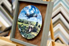 framed plate Heroes of the sky