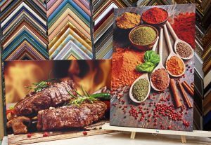 печать на холсте пигменом в 8 цветов с натяжкой на подрамник